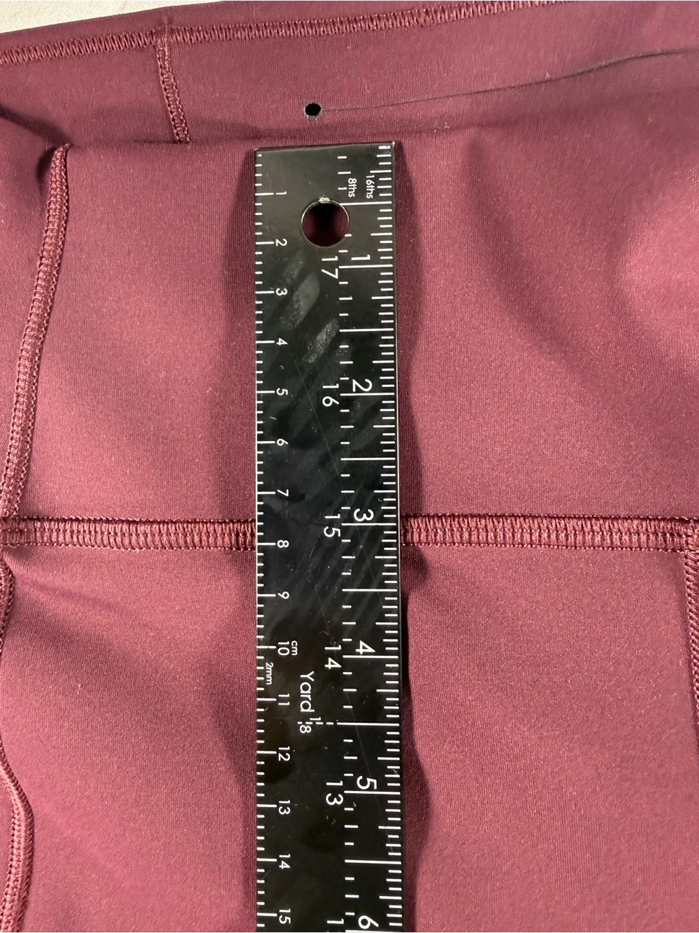 lululemon Fast & Free High Rise Leggings Burgundy | size 8